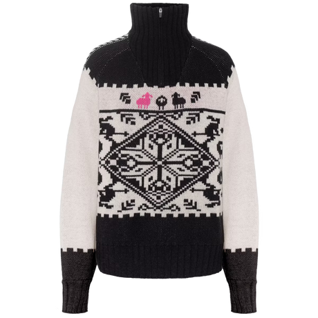 Kari Traa Saga Knit Striktrøje Dame - Natural White -