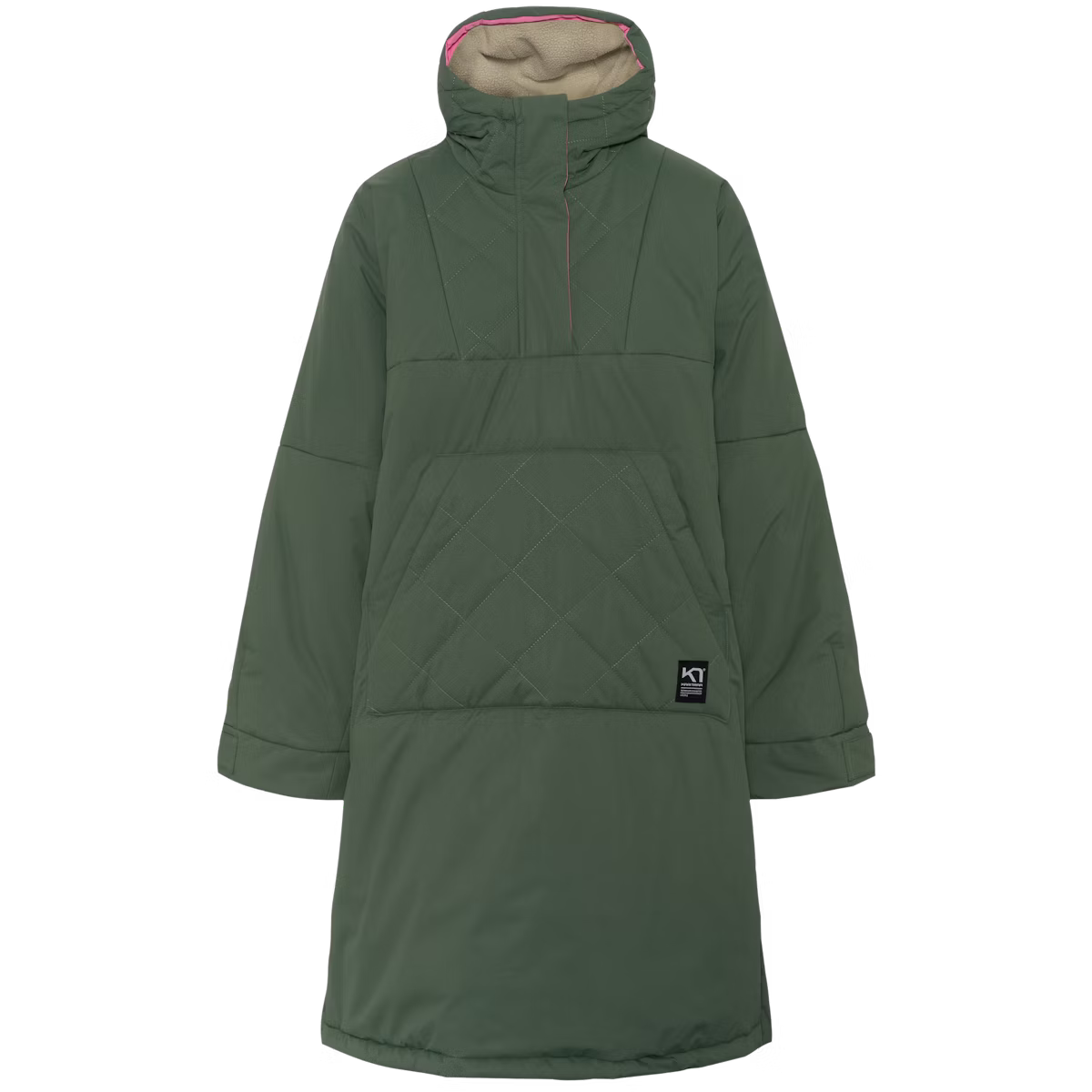 Kari Traa Malene Cape Frakke Dame - Thyme Green -