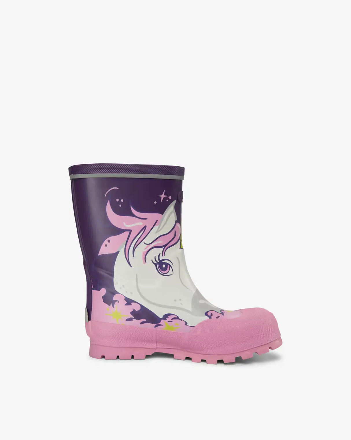 Viking Jolly Print Rubber Boots Gummistøvler Børn - Purple/Multi -