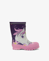 Viking Jolly Print Rubber Boots Gummistøvler Børn - Purple/Multi - Purple Multi