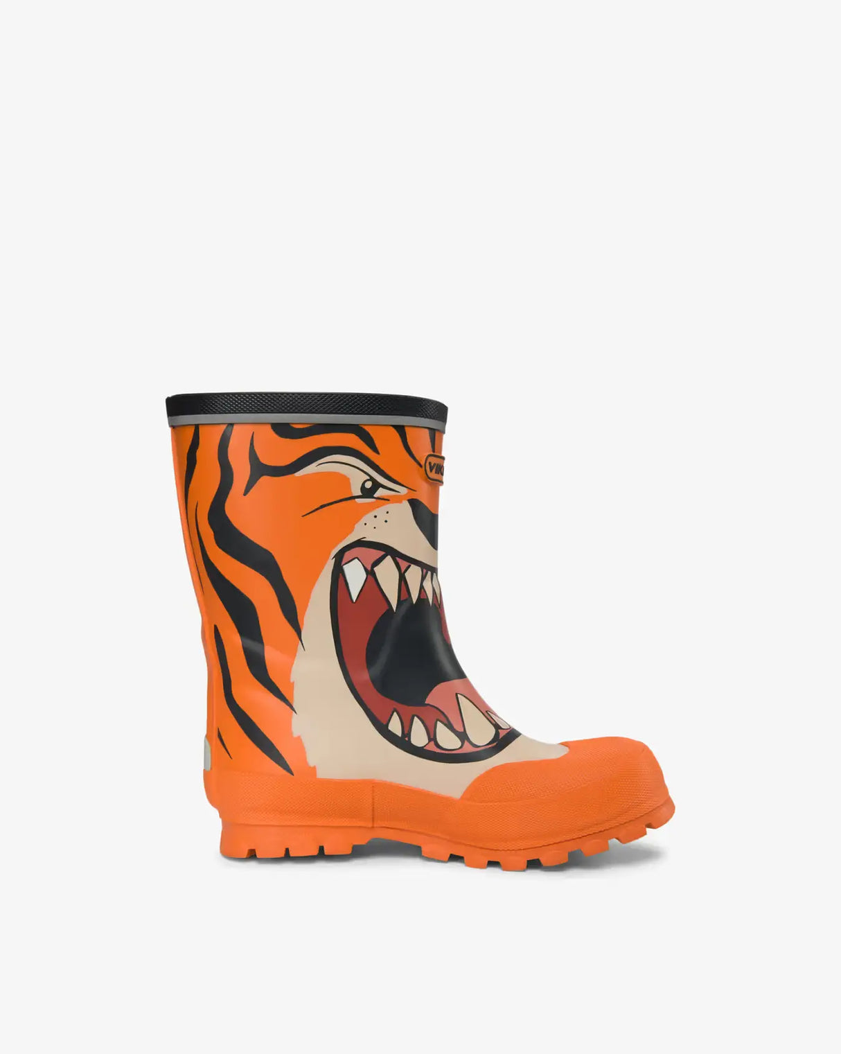 Viking Jolly Print Rubber Boots Gummistøvler Børn - Orange/Multi -