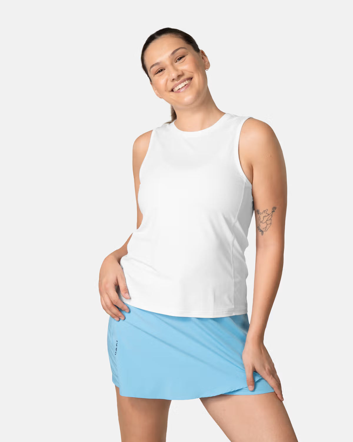 Kari Traa Ava Tanktop Dame - Bjerk White