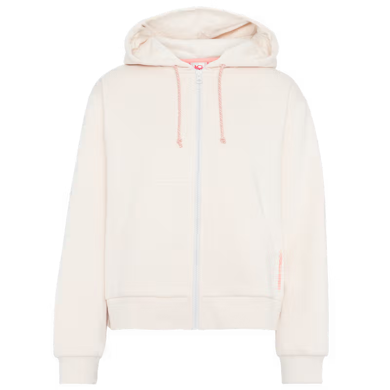 Kari Traa Anelie Zip Hoody Dame - Bjerk White -