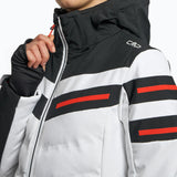 CMP Women's Ski Jacket Skijakke Dame - Black/White