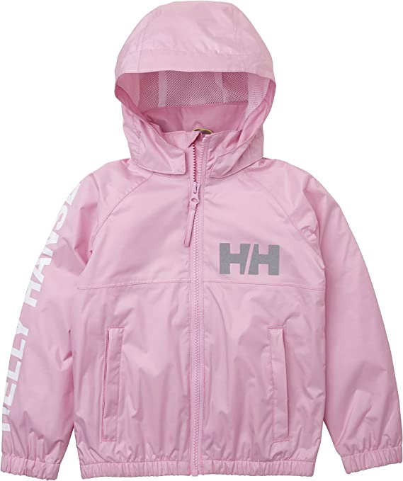 Helly Hansen Kids' Active Rain Jacket Regnjakke Børn - Pink Sorbet - Pink Sorbet 104 cm 4 år