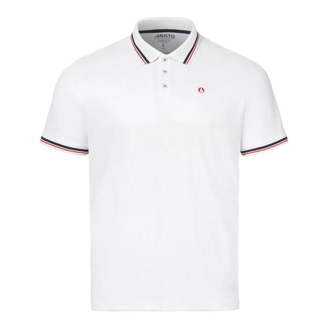 Musto Men's Evo Pro Lite Short-Sleeve Polo 2.0 Polo T-shirt Herre - White - White