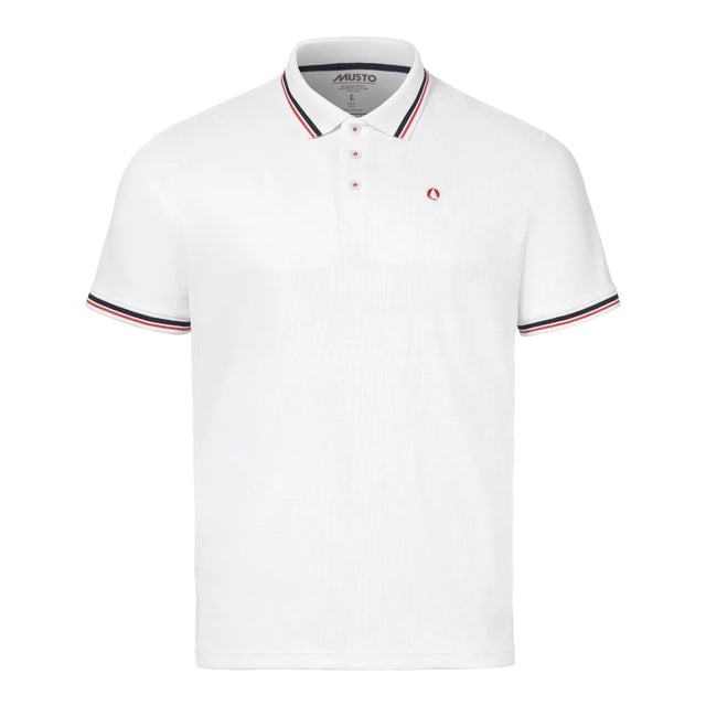 Musto Men's Evo Pro Lite Short-Sleeve Polo 2.0 Polo T-shirt Herre - White - White