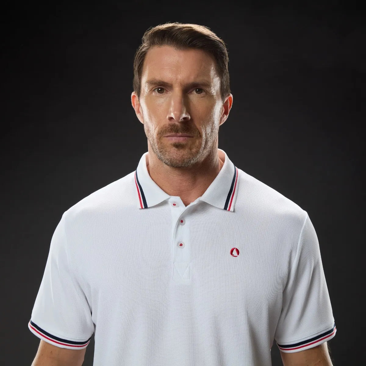 Musto Men's Evo Pro Lite Short-Sleeve Polo 2.0 Polo T-shirt Herre - White -