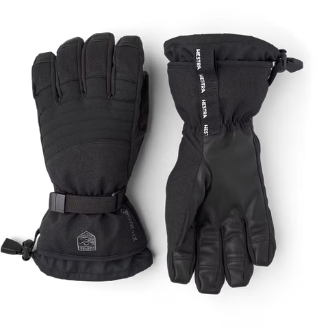 Hestra Gore-Tex Perform - 5 finger - Black/Black - Black Black