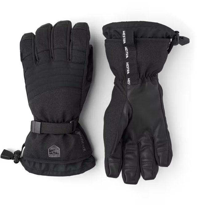 Hestra Gore-Tex Perform - 5 finger - Black/Black - Black Black