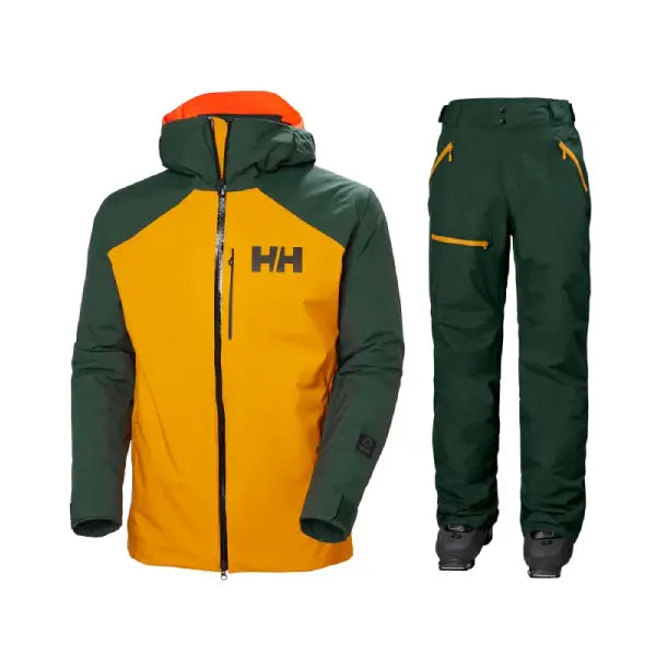 Helly Hansen Men's Powdreamer / Sogn Skisæt Herre - Cloudberry / Darkest Spruce