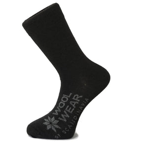 Woolwear Luxury Edition Merinouldsokker Dame / Herre - Sort - Sort
