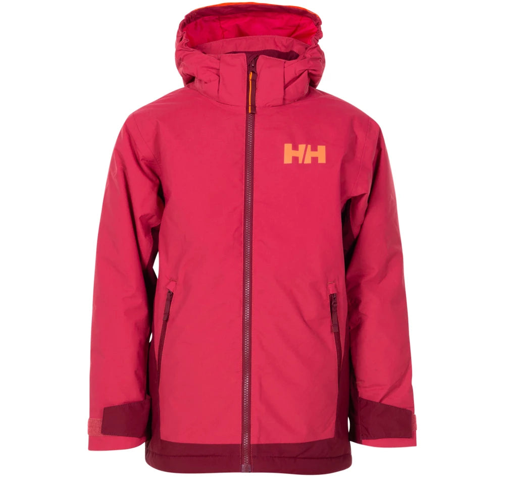 Helly Hansen JR Hillside Jacket Skijakke Børn - Cardinal 164 cm 14 år