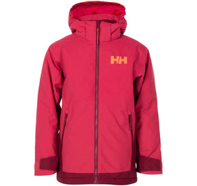 Helly Hansen JR Hillside Jacket Skijakke Børn - Cardinal 164 cm 14 år