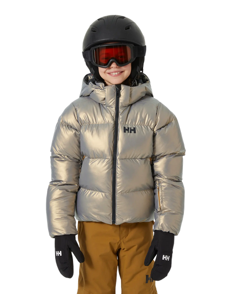 Helly Hansen Juniors' Nora Short Puffy Ski Jacket Skijakke Børn - Lynx - Lynx