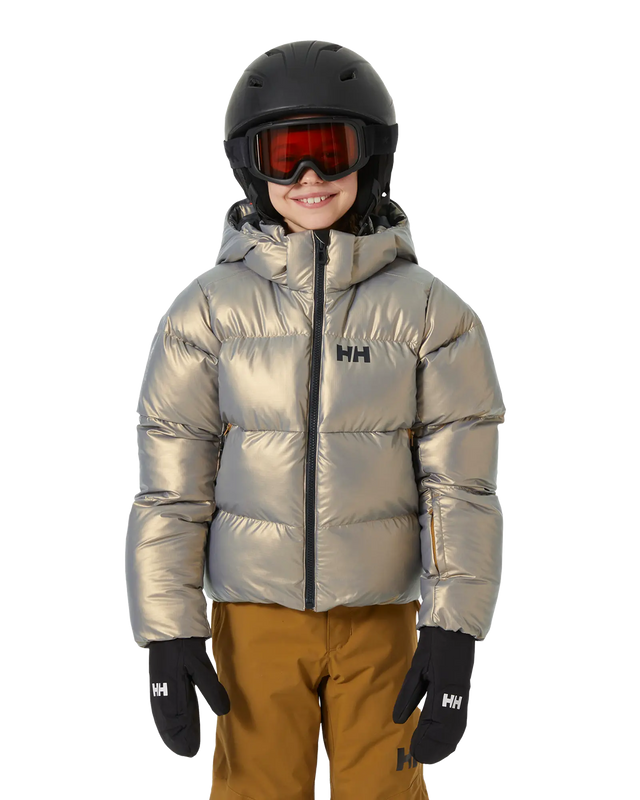 Helly Hansen Juniors' Nora Short Puffy Ski Jacket Skijakke Børn - Lynx - Lynx