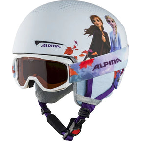 Alpina Zupo Disney Set Børneskihjelm med briller - Frozen II Matt - Frozen II Matt