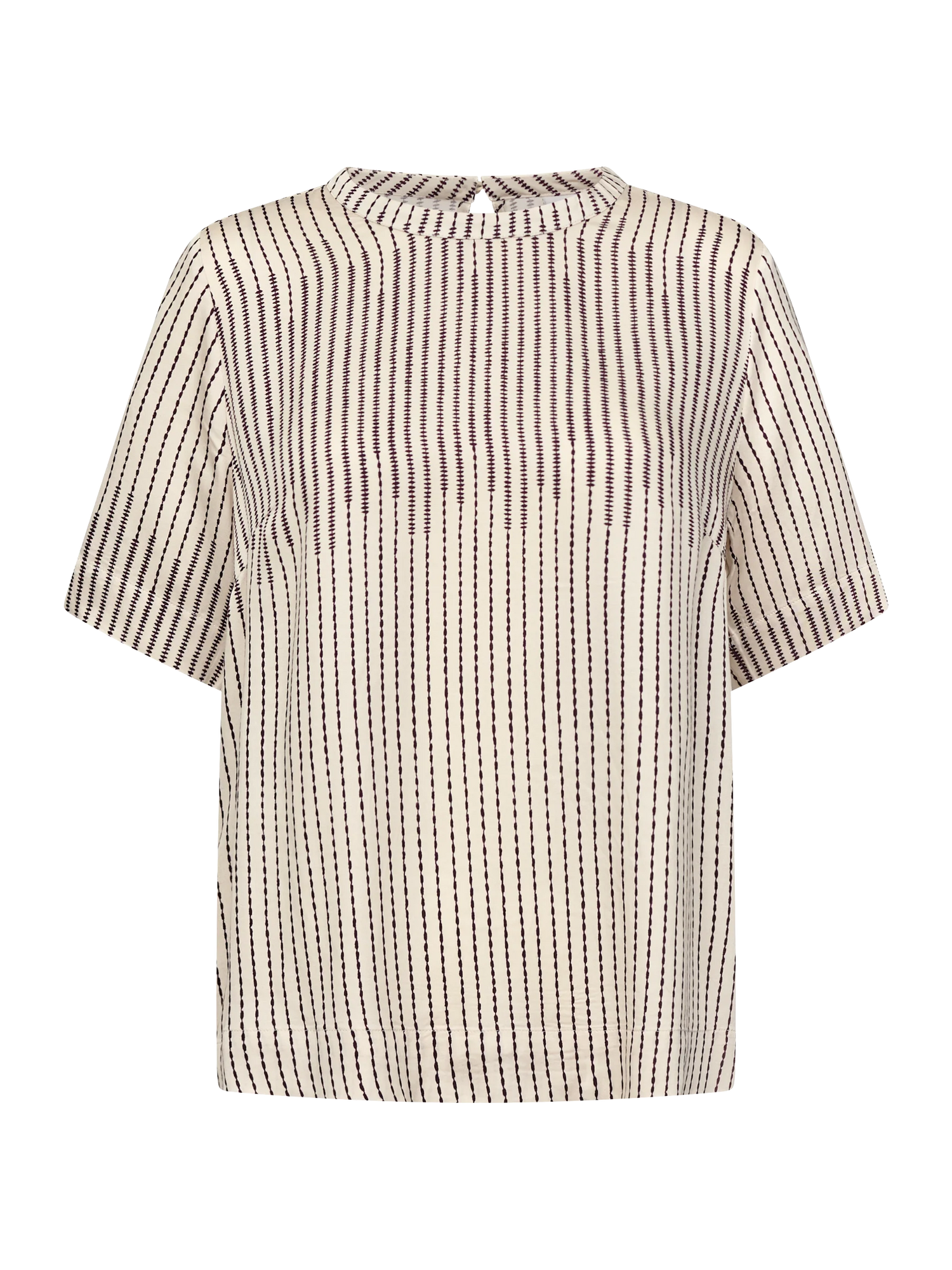 Redgreen Woman Addie Print Bluse Dame - Plum Pattern - Plum Pattern