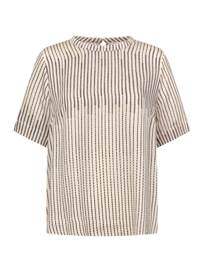 Redgreen Woman Addie Print Bluse Dame - Plum Pattern - Plum Pattern