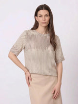Redgreen Woman Addie Print Bluse Dame - Plum Pattern