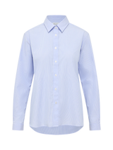 Redgreen Women Alba Shirt Skjorte Dame - Light Blue Stripe -