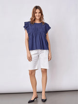 Redgreen Woman Alina Bluse Dame - Navy -