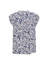 Redgreen Woman Allie Bluse Dame - Navy Pattern -