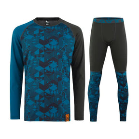 Bula Tiki Tech Crew Skiundertøj Sæt Herre - Blue - XL