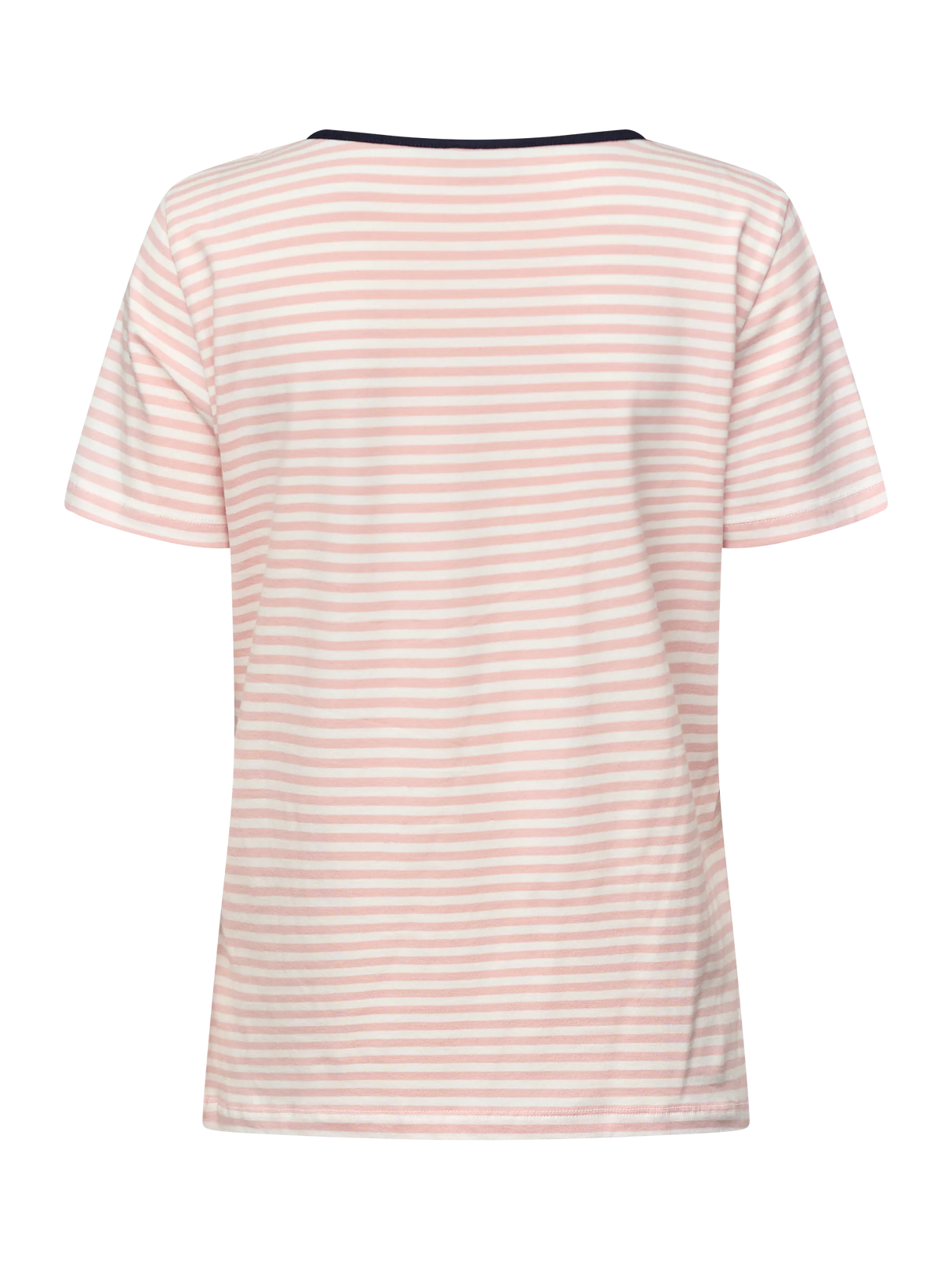 Redgreen Woman Cecilie Tee T-shirt Dame – Rose Stripe | Bomuld & Modal