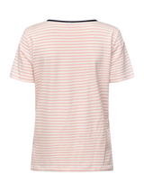 Redgreen Woman Cecilie Tee T-shirt Dame – Rose Stripe | Bomuld & Modal