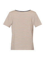 Redgreen Woman Cecilie Tee T-shirt Dame - Plum Stripe -