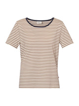 Redgreen Woman Cecilie Tee T-shirt Dame - Plum Stripe -