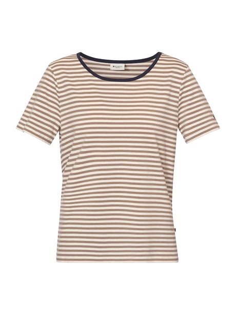 Redgreen Woman Cecilie Tee T-shirt Dame - Plum Stripe -