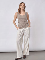 Redgreen Woman Citta Solid Top Dame - Dark Sand -