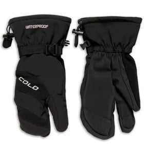 Cold Skihandsker 3-Finger - Sort -