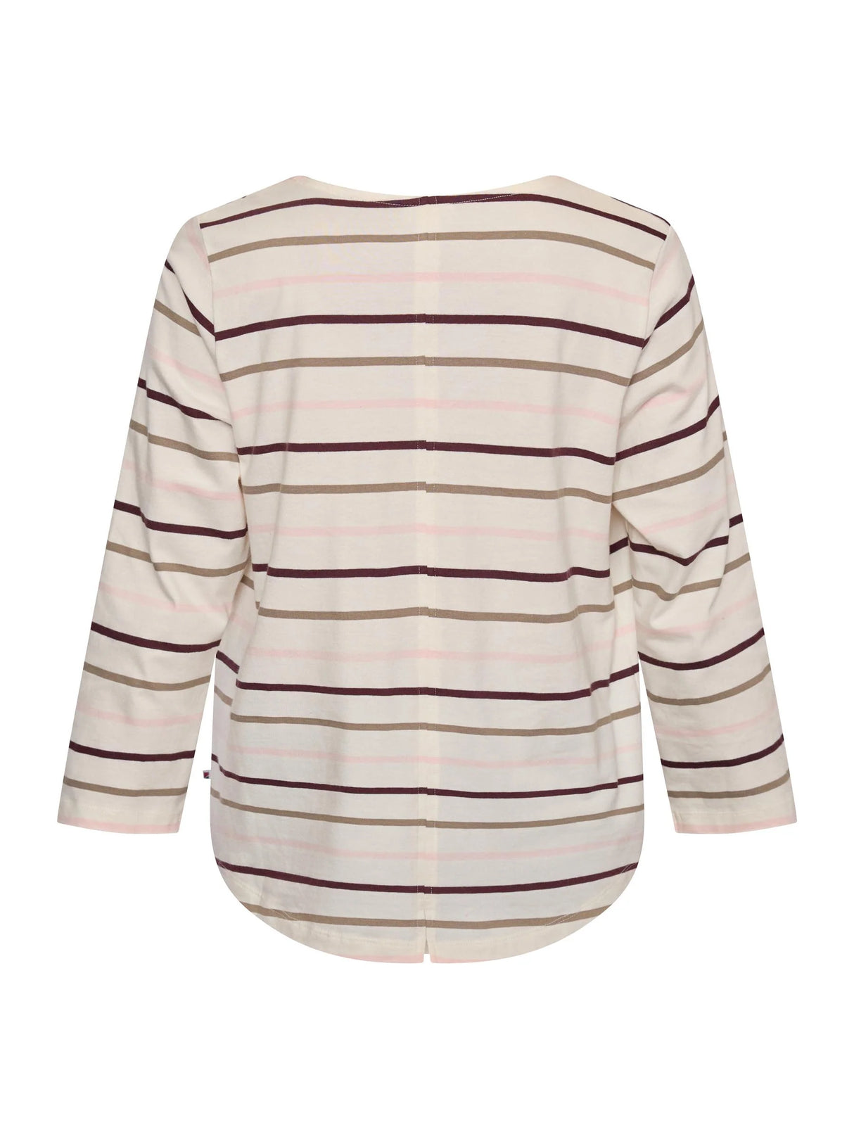 Redgreen Woman Croco T-shirt Dame - Rose Stripe -