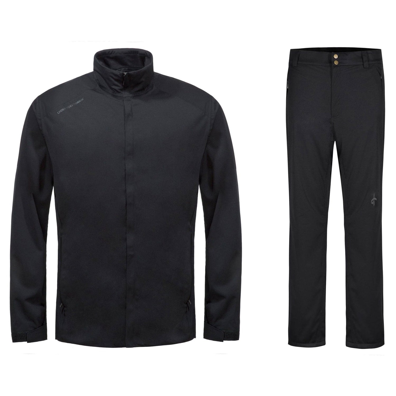 Cross Sportswear M Pro Golf Regnsæt Herre - Black/Black - XXXL