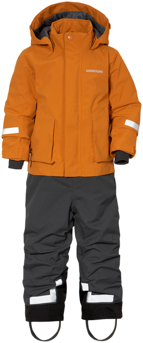 Didriksons Arke Kids' Coverall Flyverdragt Børn - Burnt Glow - Burnt glow