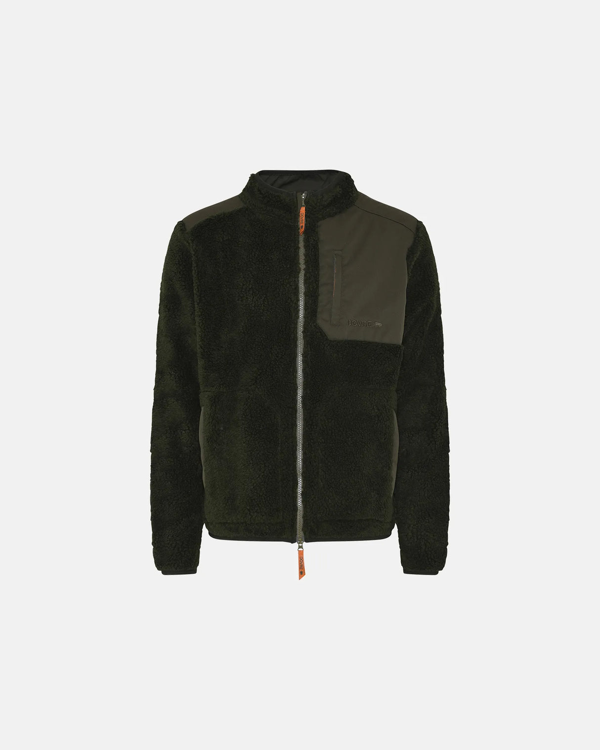 Dovre Teddy Fleece Trøje / Jakke Herre - Green