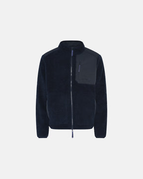 Dovre Teddy Fleece Trøje / Jakke Herre - Navy - Navy
