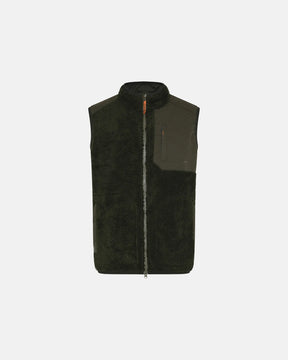 Dovre Teddy Fleece Vest Herre - Green - Green