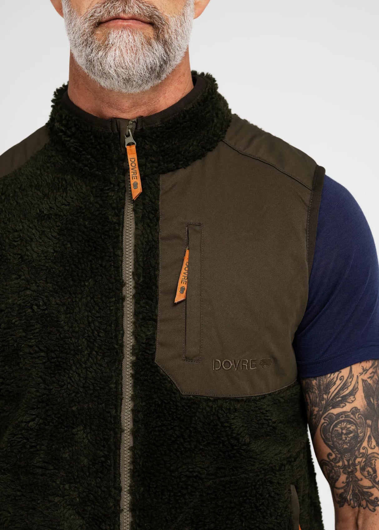 Dovre Teddy Fleece Vest Herre -