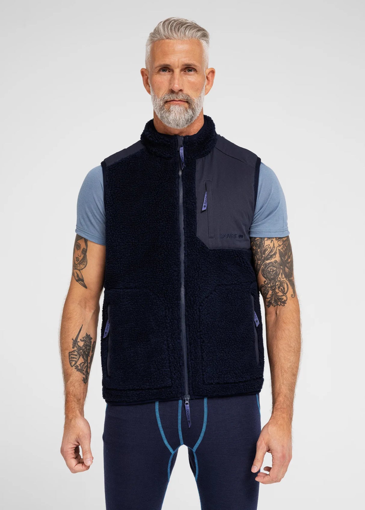 Dovre Teddy Fleece Vest Herre