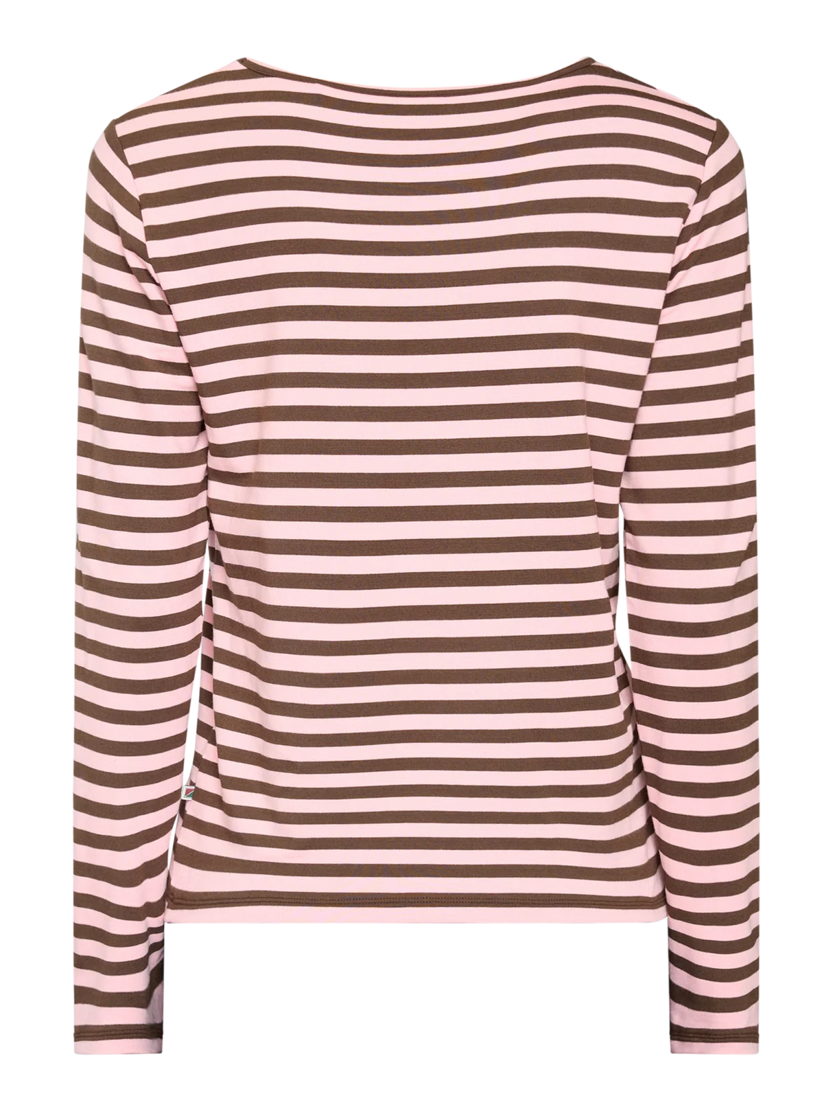 Redgreen Women Fie Long Sleeve T-shirt Dame - Pink Stripe