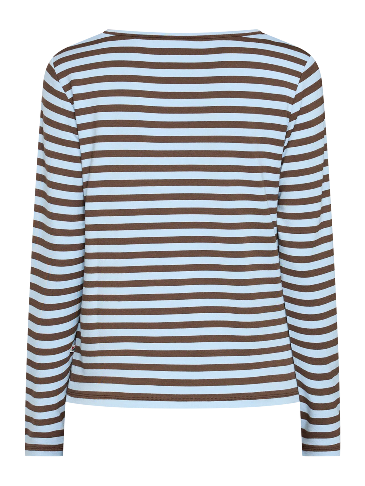Redgreen Women Fie Long Sleeve T-shirt Dame - Light Blue Stripe