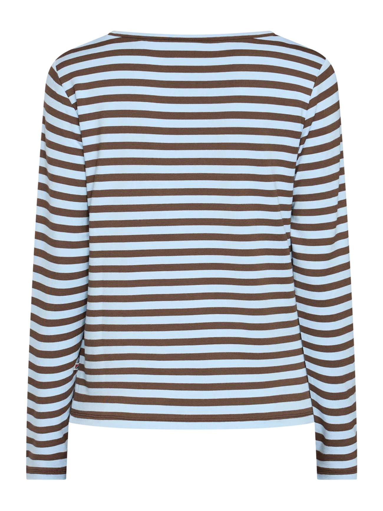 Redgreen Women Fie Long Sleeve T-shirt Dame - Light Blue Stripe