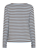 Redgreen Women Fie Long Sleeve T-shirt Dame - Light Blue Stripe