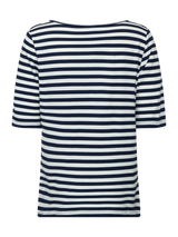 Redgreen Woman Hedy T-shirt Dame – Navy Stripe | Slim fit T-shirt i modal