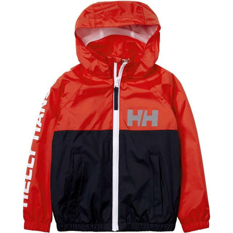 Helly Hansen Kids' Active Rain Jacket Regnjakke Børn - Navy 104 cm 4 år