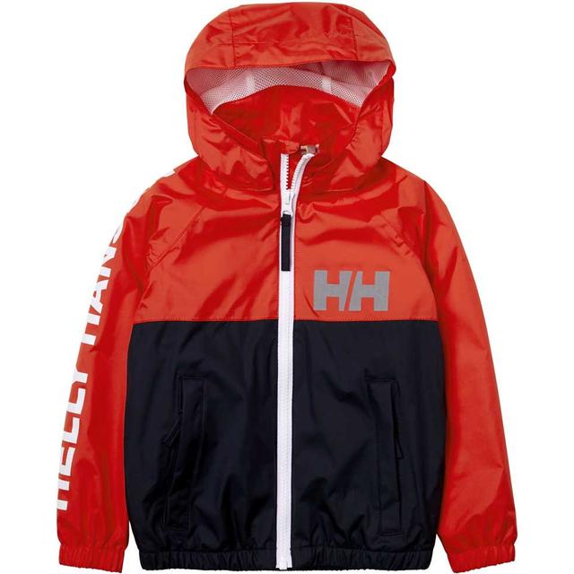 Helly Hansen Kids' Active Rain Jacket Regnjakke Børn - Navy - Navy 104 cm 4 år